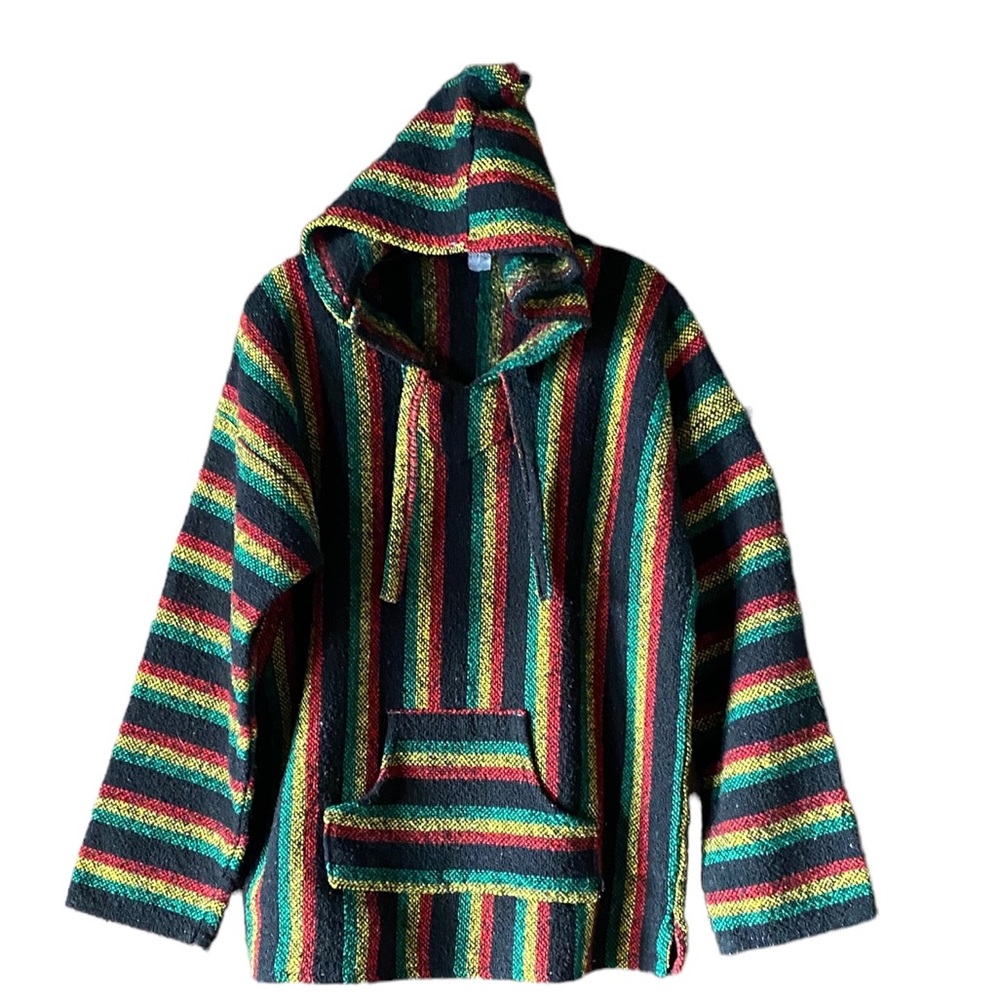 Bob Marley-Warm Cozy Rasta Hoodie. Great Condition Measurements Below. Pockets.